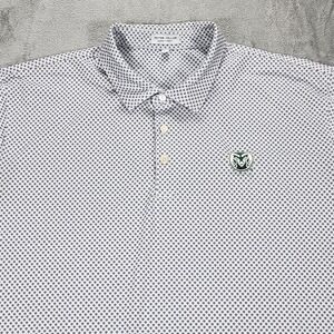 Colorado State Rams Shirt Mens 2XL Peter Millar NCAA Summer Comfort Golf Polo